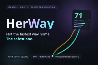 HerWay project preview from Devpost